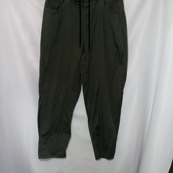 VOLVOM OLIVE Green Joggers MENS size XXL PULL ON ELASTIC DRAWSTRING WAIST CLEAN - Picture 4 of 10